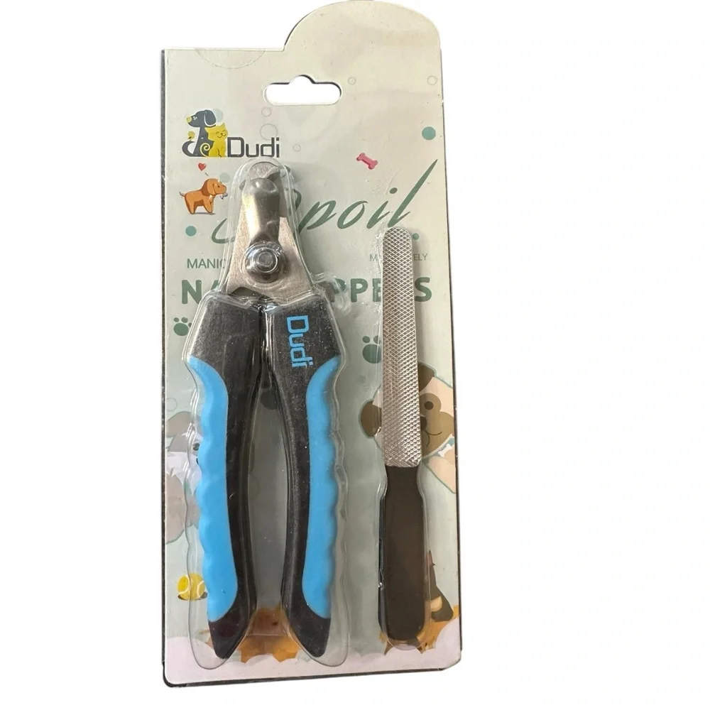 Dudi small pet dog or cat nail clippers‎ with file.